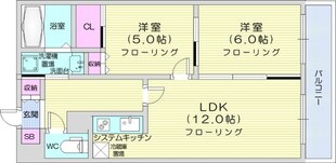 北１８条駅 徒歩2分 3階の物件間取画像